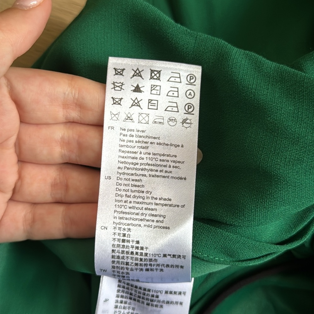 Sandro Paris short sleeve green romper - Picture 12 of 13